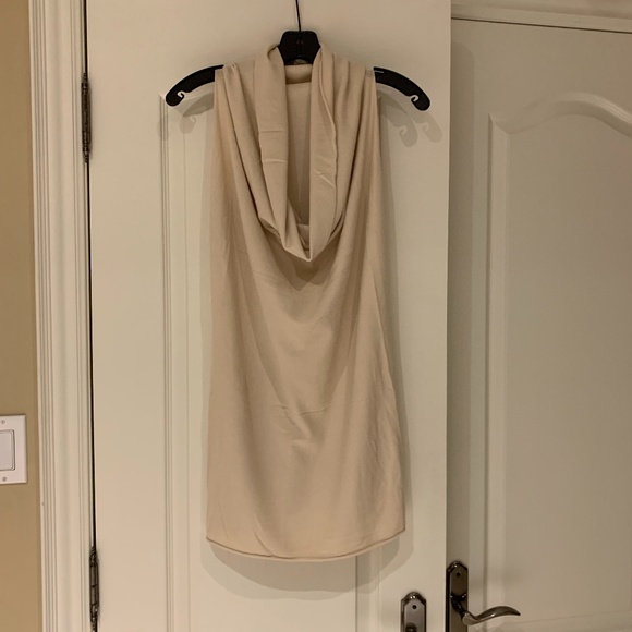 Sleeveless Sweater/Tunic, Made in Italy, Cream, One Size - Picture 1 of 6